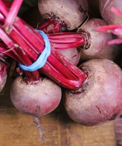 turnips on brown wooden surface